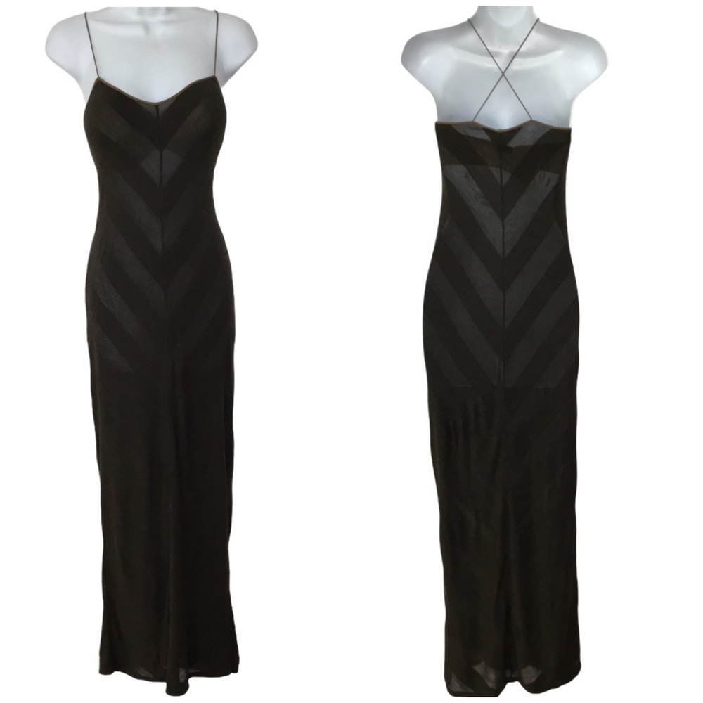 Alexander Wang Crisscross Straps Cami Dress Sz XS
